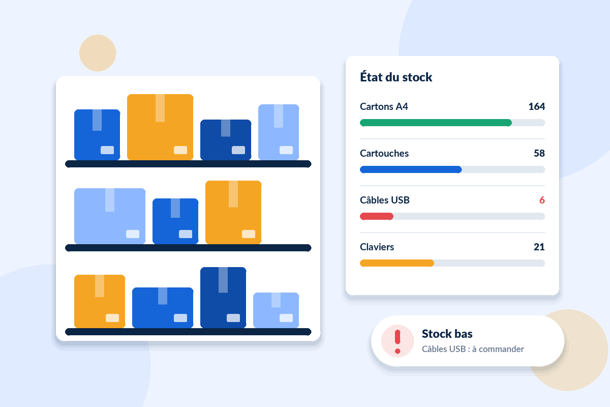 Suivi du stock dans KzGestion