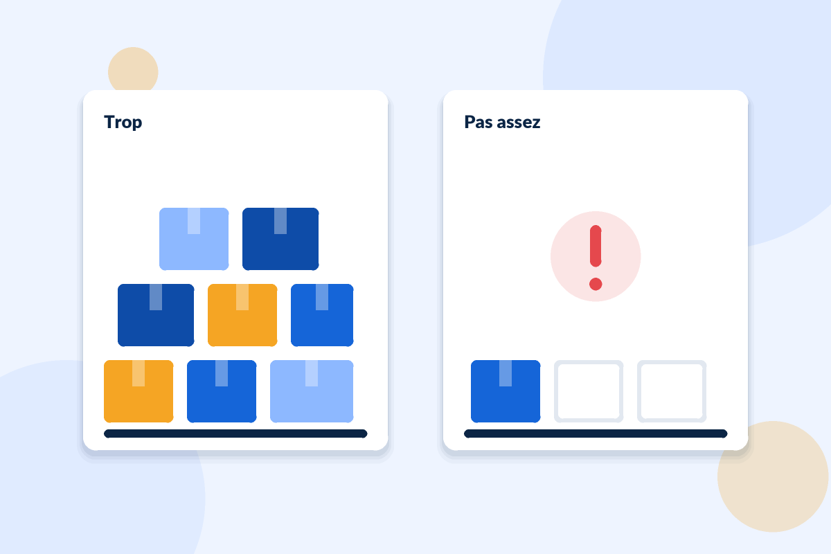 Illustration : Stock : comment éviter les ruptures et les invendus