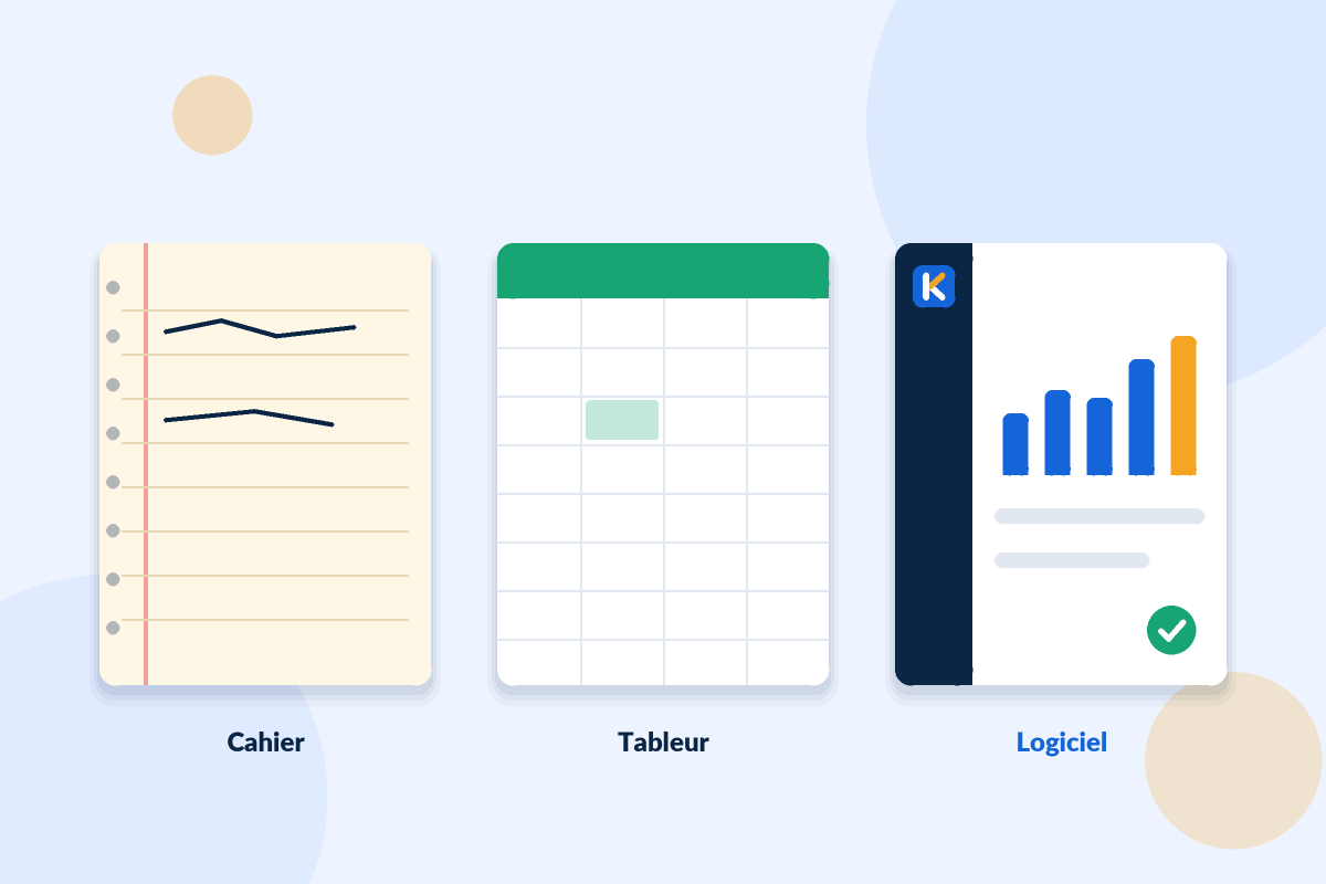 Illustration : Cahier, tableur ou logiciel : comment choisir pour gérer son commerce